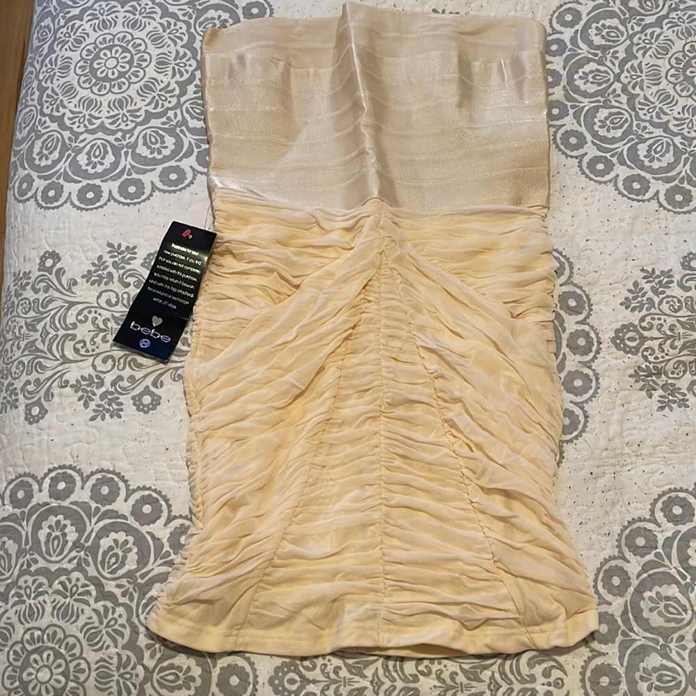 🤍BEBE🤍 Bodycon Strapless Dress